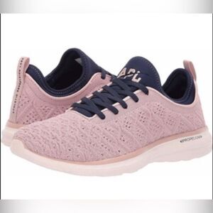 APL 7.5 Pink and Blue Athletic Shoes Lightweight Knit tech loom phantom